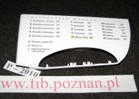 PŁYTA CZOŁOWA ZASOBNIKA